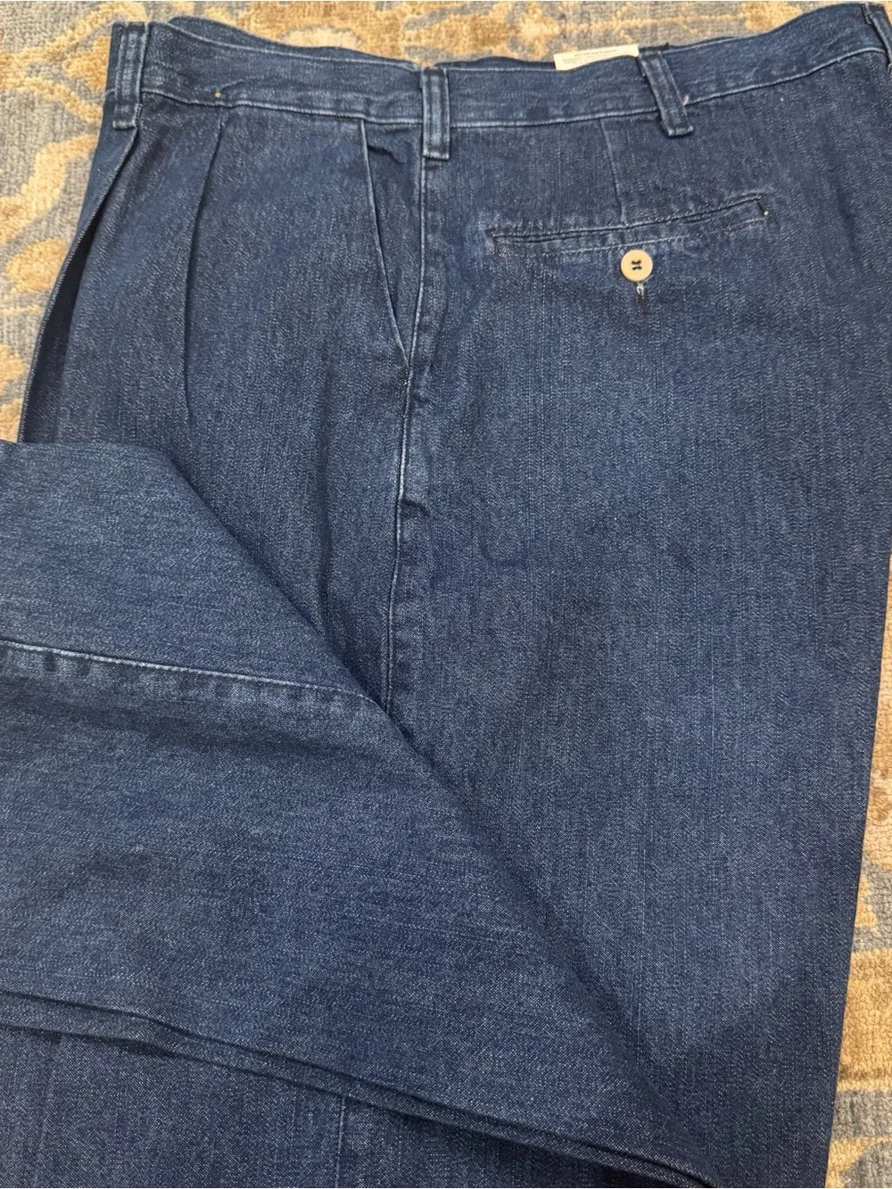 Wrangler Riata Casual Pants/Blue Denim 38x34